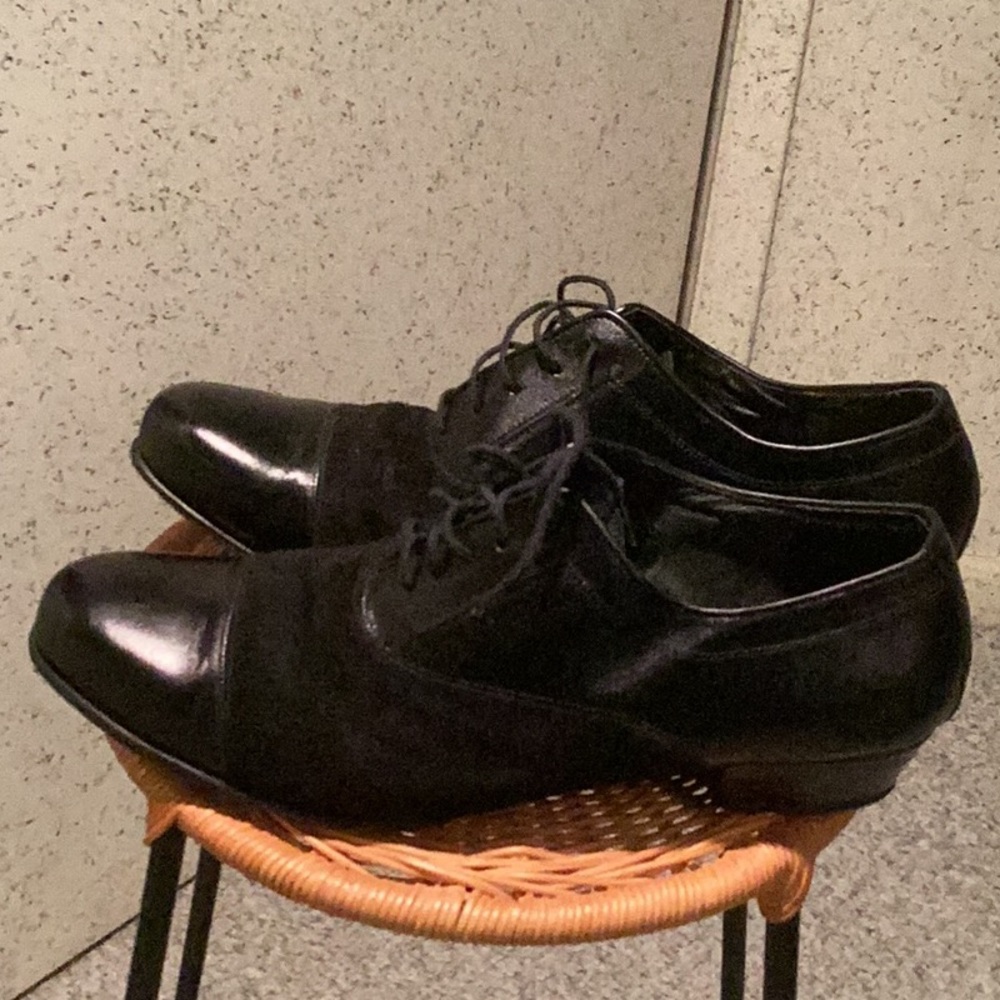 Men's Black Lace-Up Dress Shoes - Classic Formal Oxford